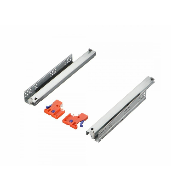 Направляющие скрытого монтажа 500мм полного выдвижения JK