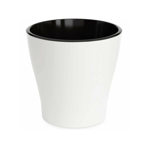 Кашпо 3.6л двойное с автополивом белый Лея Альтернатива