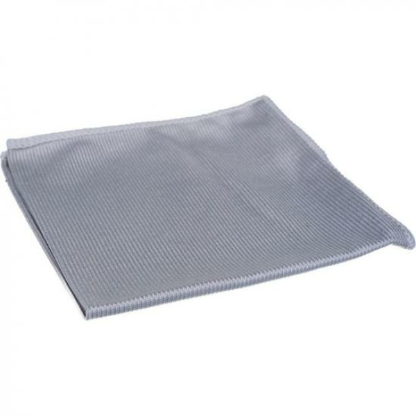 Салфетка микрофибра 30*30 см 250 гp/м² для стекла серый M-05 Рыжий Кот