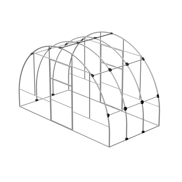 Теплица каркас 2х4х2,4 Польза-4 Усиленная