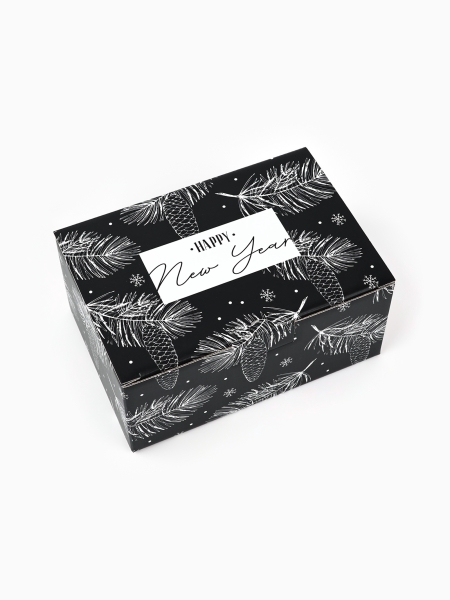 Коробка подарочная 22*15*10см Новый год