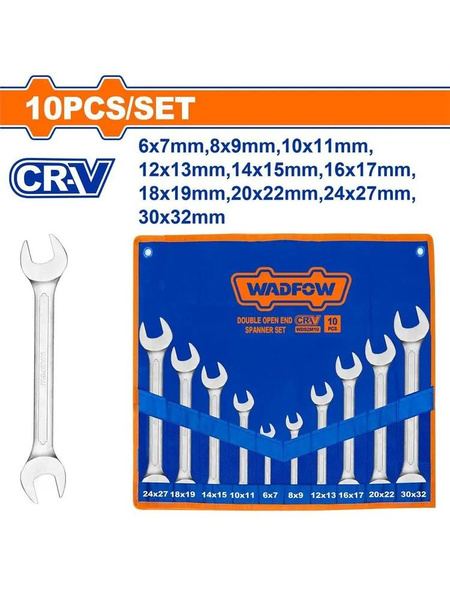 Набор ключей рожковых 10шт WDS2M10 WADFOW