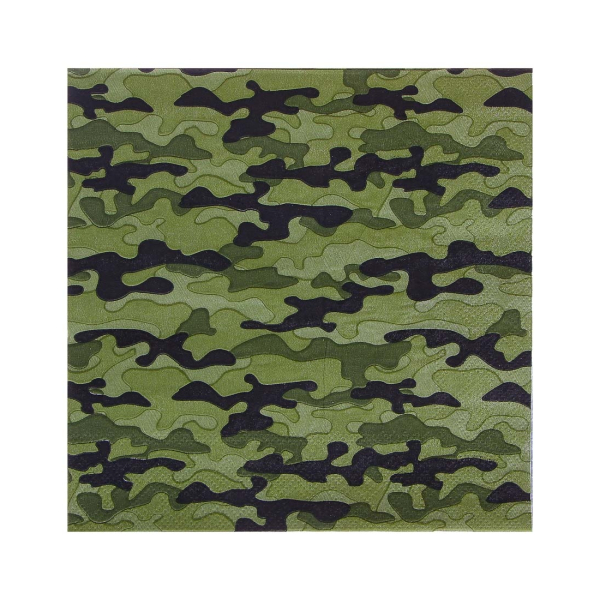 Салфетки бумажные 12шт, 33х33см, праздничные, Арт 23