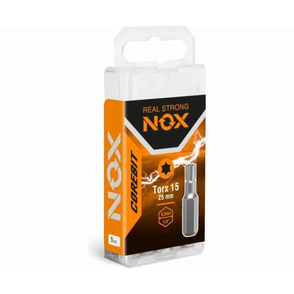 Бита T 15*25 бокс 5шт Nox Corebit