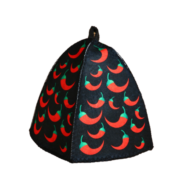 Шапка для бани и сауны Перчик ДОБРОПАРОВЪ