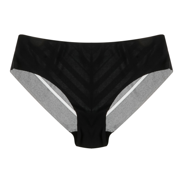 GALANTE Трусы-слипы женские с декором, р.48, 95%вискоза, 5%спандекс, черный, НБ25-8