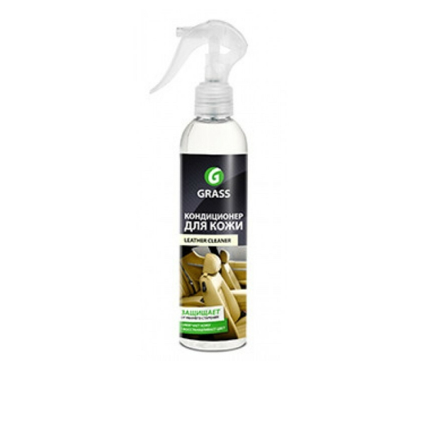 Очиститель-кондиционер для кожи 600мл флакон Leather Cleaner GRASS