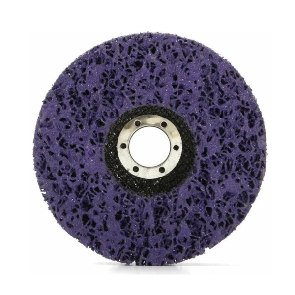 Диск зачистной по металлу 125*22,2мм фиолетовый полимерный Вихрь