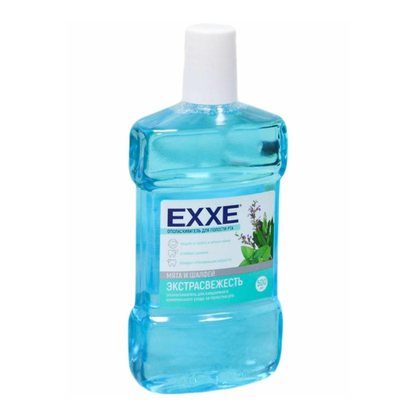 Ополаскиватель для полости рта 600мл Экстрасвежесть EXXE