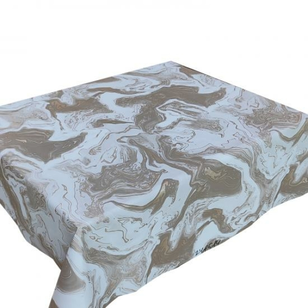 Клеенка ПВХ тканевая основа 1,37*20 м 0,2 мм рис BZ-FG433C Марсель/Аоста Baizheng