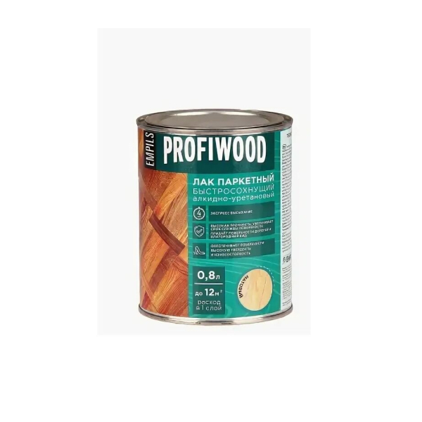 Лак для паркета 0,7кг матовый Profiwood