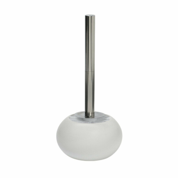 Ерш для туалета с подставкой пластик белый WAVE