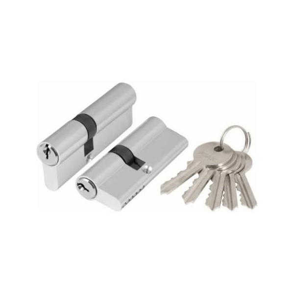 Цилиндровый механизм AS1000Key70 30+10+30 CP хром Ajax