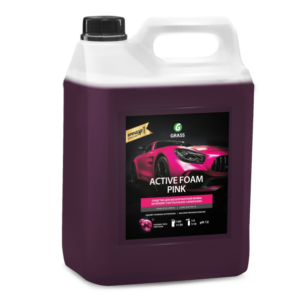 Автошампунь для бесконтактной мойки 6кг Active Foam Pink Grass