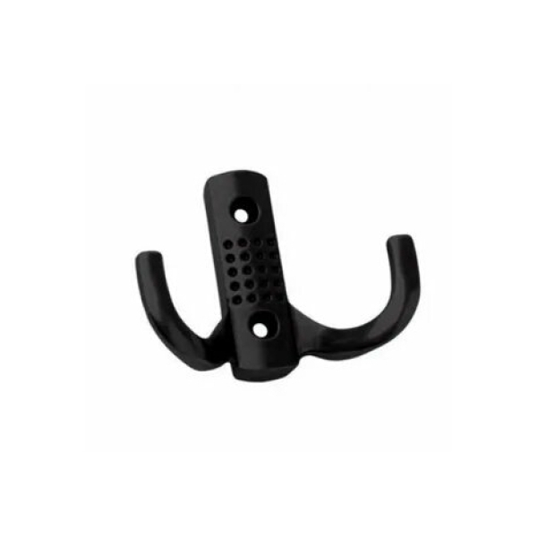 Крючок 1-х рожковый черный N205