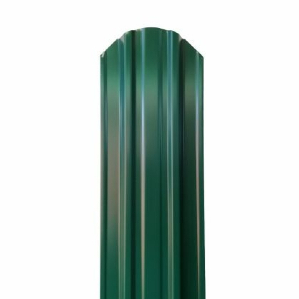 Штакетник металлический МП LАNE-O 99*16,5*1500 0,4 (6005 Зеленый мох)