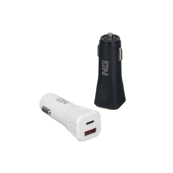 ЕРМАК Зарядное устройство в авто, USB QC3.0 + PD, 5V/3A, 9V/2A, 12V/1.5A, блистер, пластик