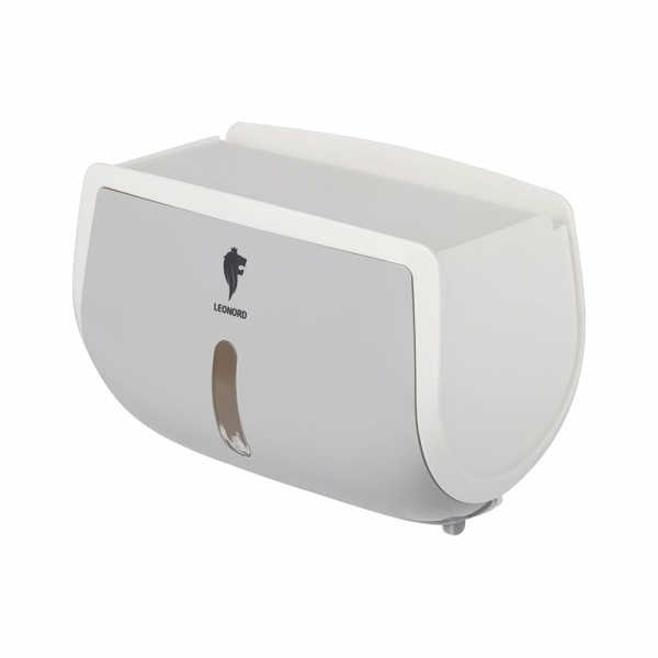 Бумагодержатель с полкой, контейнер с крышкой самоклеящийся TANGER TBH-01