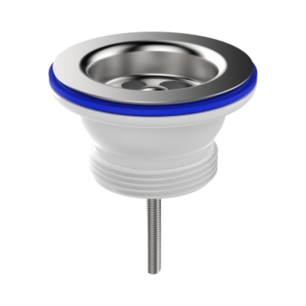 Выпуск для раковины 1-1/2" с нерж.сеткой NV112-65-MR AQUANT