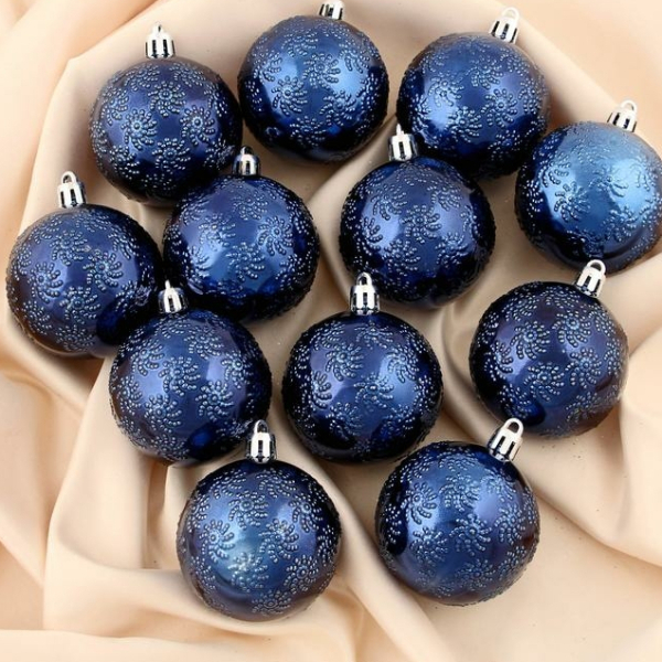 Набор шаров d-6см 12шт Зимняя тайна