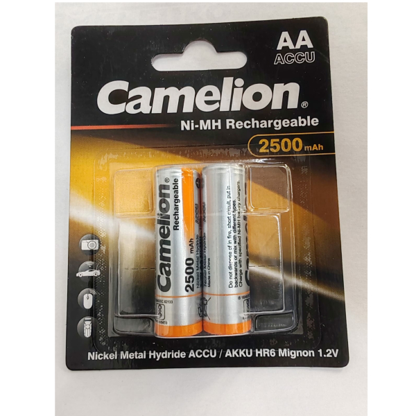 Аккумуляторная батарея R06 2500mAh Ni-MH BL2 Camelion