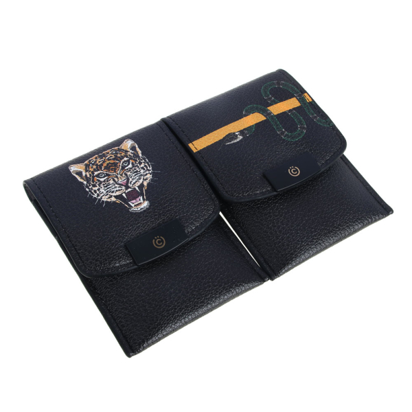 ВСЁГАЗИН Набор маникюрный 4 пр., ПУ, металл, 10х7,5см, 2 дизайна, ВГ22-10