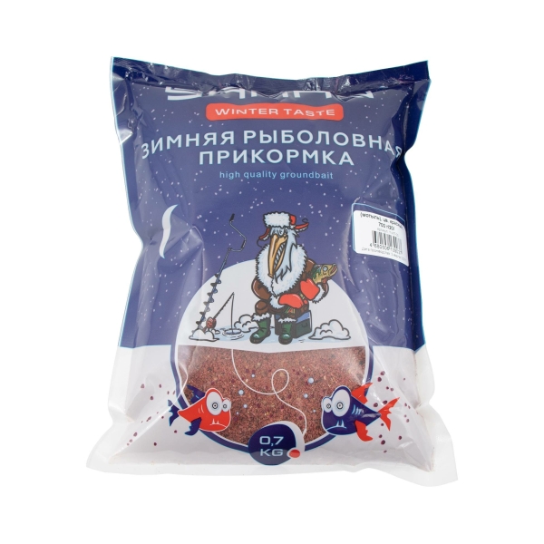 Прикормка Зимняя Мотыль красный 700г Winter Taste Yaman