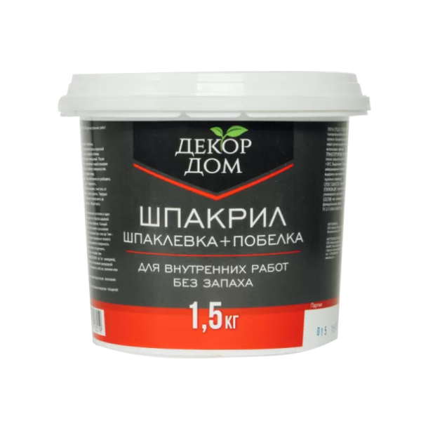 Шпакрил 1,5кг Декор Дом