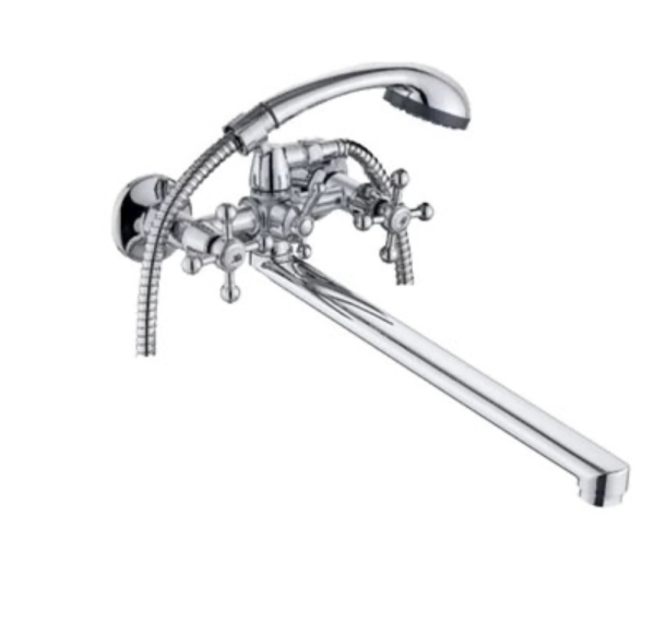 Смеситель для ванны однорычажный длинный излив 103042-GR GR