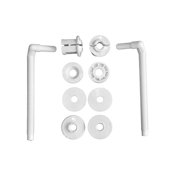 Комплект крепежа сиденья для унитаза Элисса белый